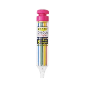 8 Colour Crayon Pink